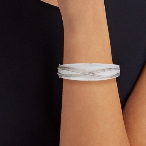 Effy Sterling Silver and Diamond Bangle - Picture 2 of 8